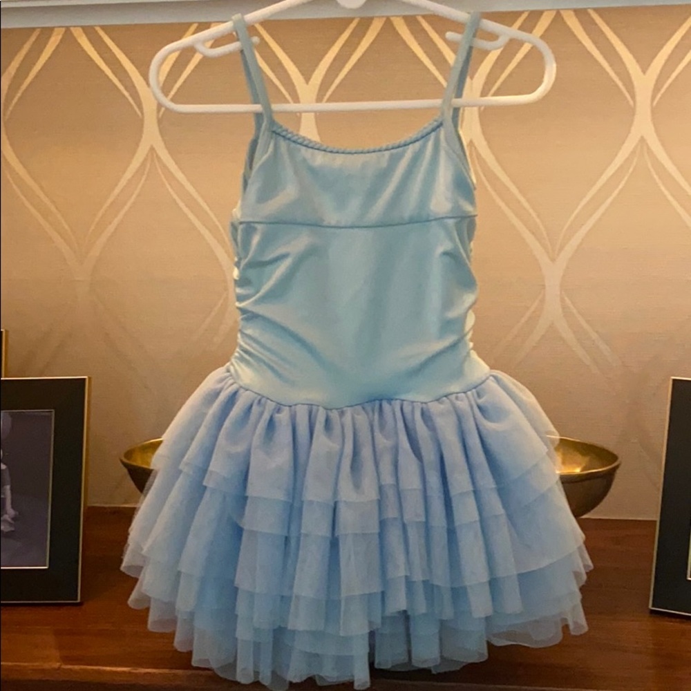 Blue tutu leotard